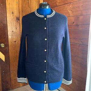 Talbots Navy Nautical Sweater Size Medium